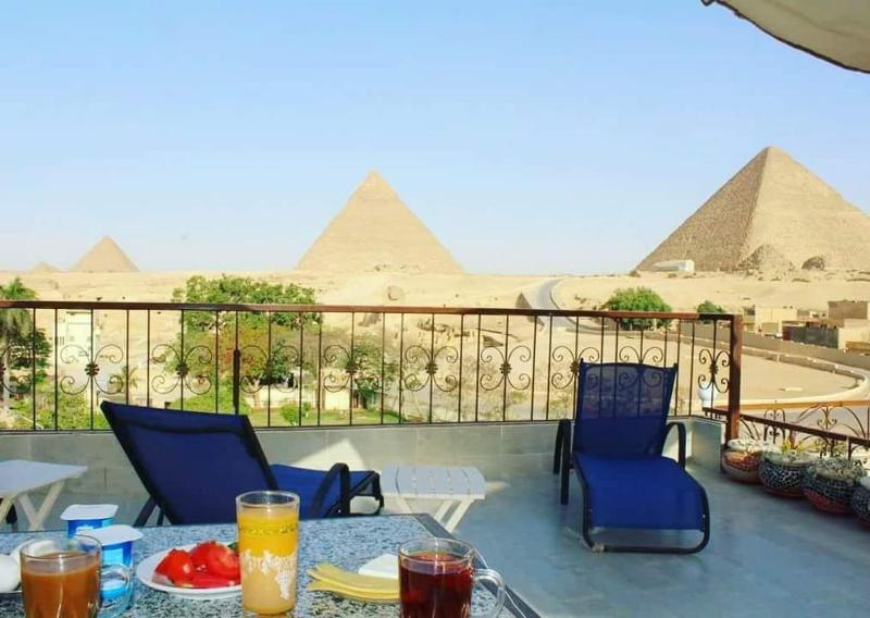 Pyramids View Inn - Teras