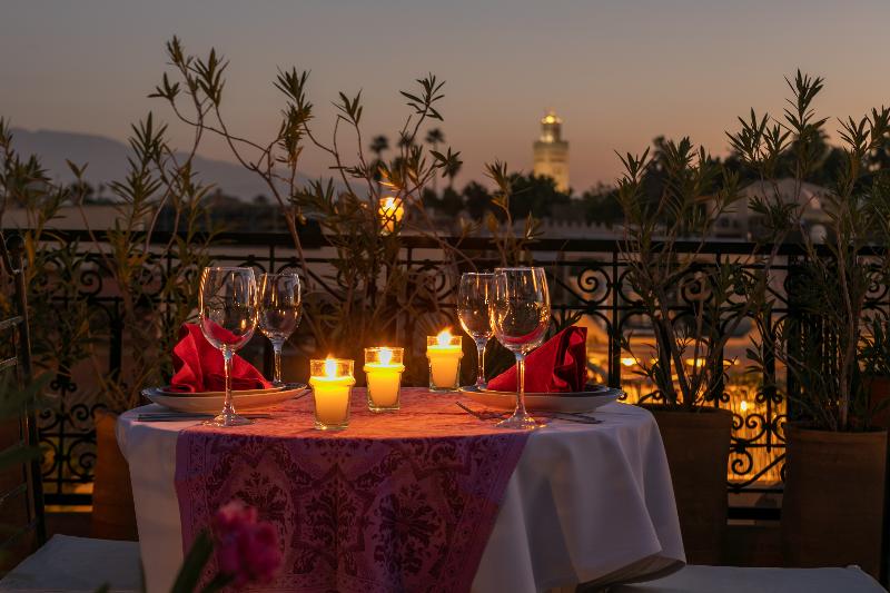 Riad Les Trois Palmiers El Bacha - Restoran