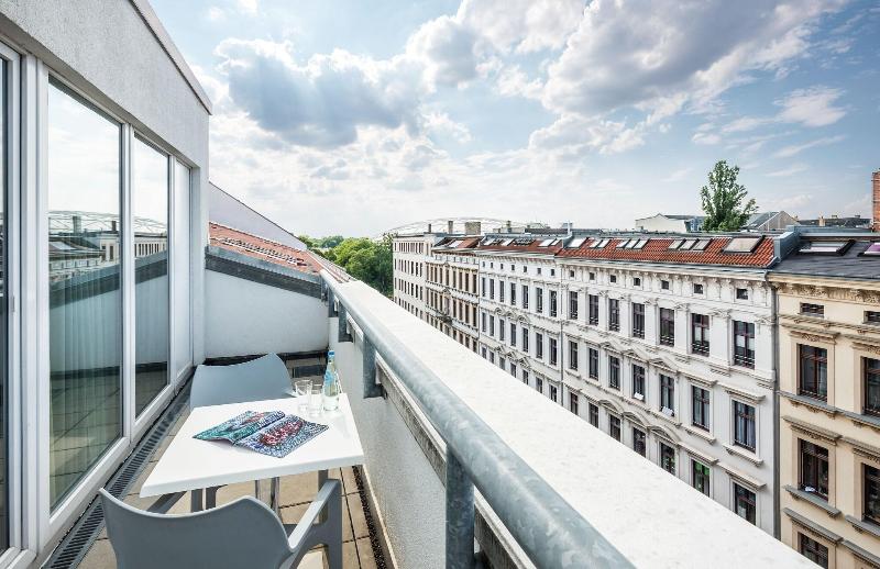 Art Hotel City Leipzig - Teras