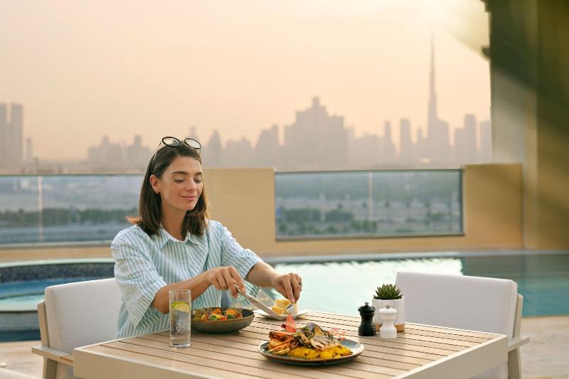 Marriott Hotel Al Jaddaf, Dubai - Restoran