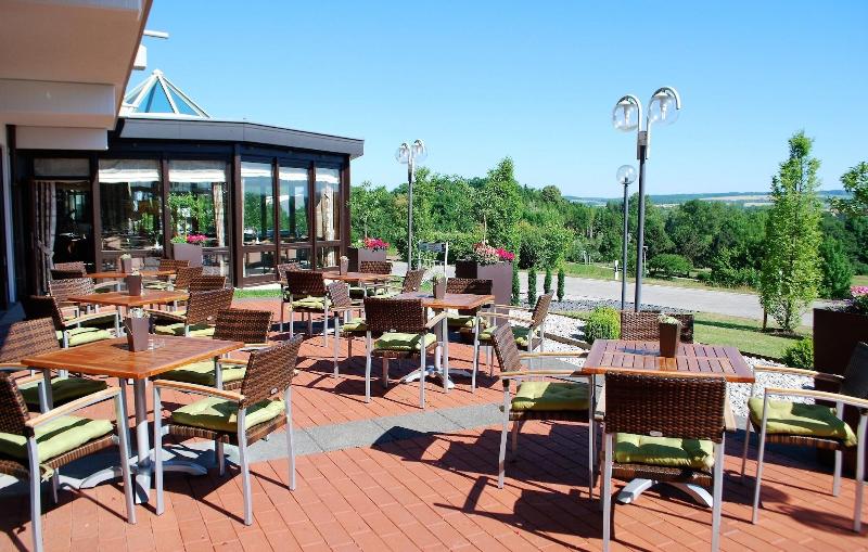 Flair & Kurhotel Am Thermalbad - Teras