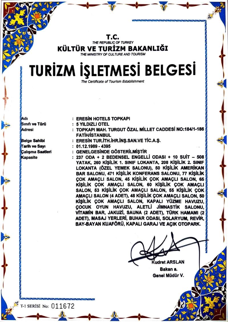 Eresin Hotels Topkapı - Genel