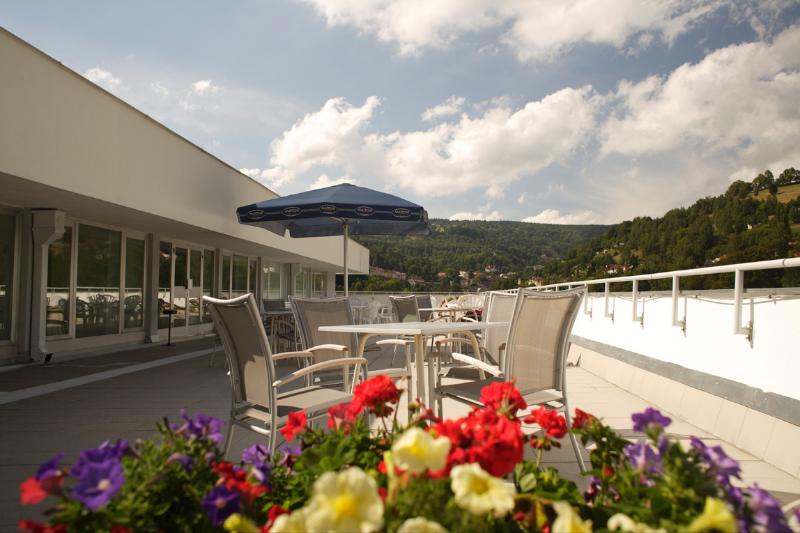 Hotel Behounek Jachymov - Teras