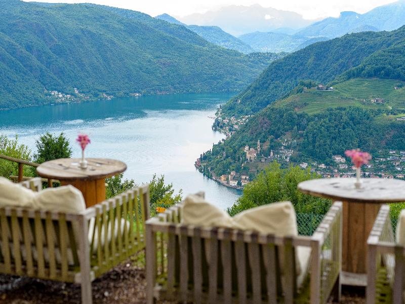 Hotel Serpiano Panorama Retreat - Teras