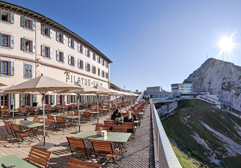 Hotel Pilatus-Kulm - Teras