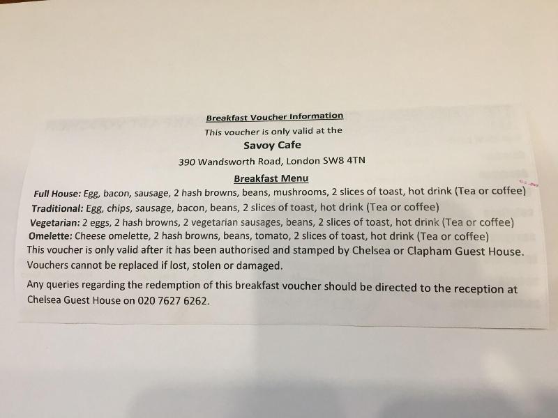 Chelsea Guest House - Restoran
