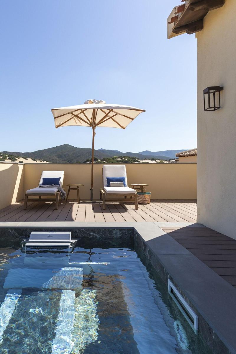 Hotel Le Dune Piscinas - Teras
